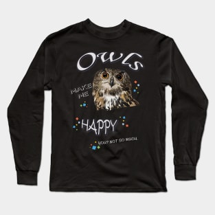 Royal Owl Long Sleeve T-Shirt